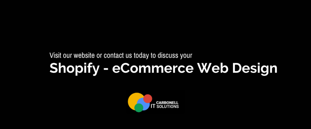 Shopify - eCommerce Web Design 
